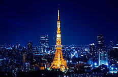 东京铁塔摄影高清图片素材