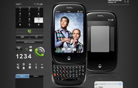 Palm Pre手机界面UI设计素材