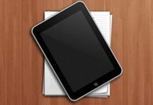 黑色iPad界面设计素材psd源文件