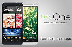 HTC One模板psd分层素材下载